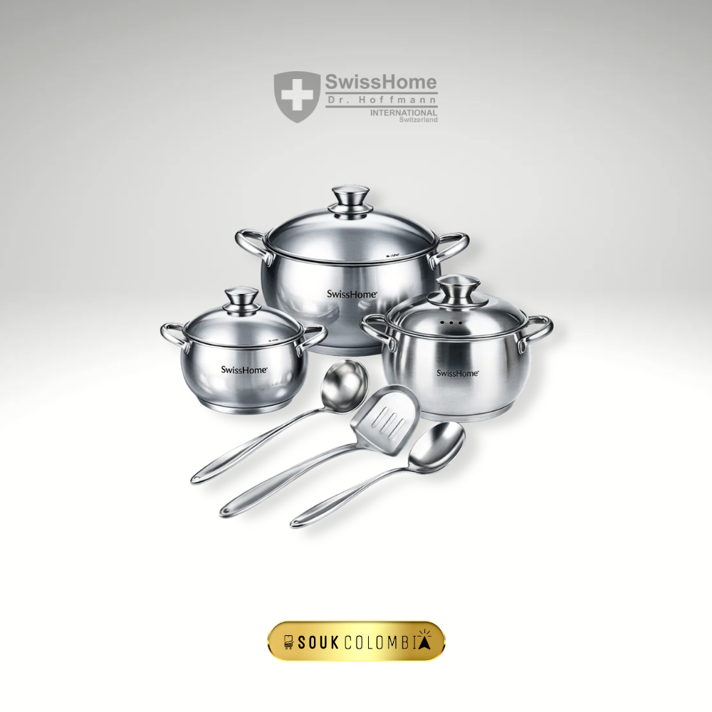 BATERIA DE 3 OLLAS SWISSHOME MK-9