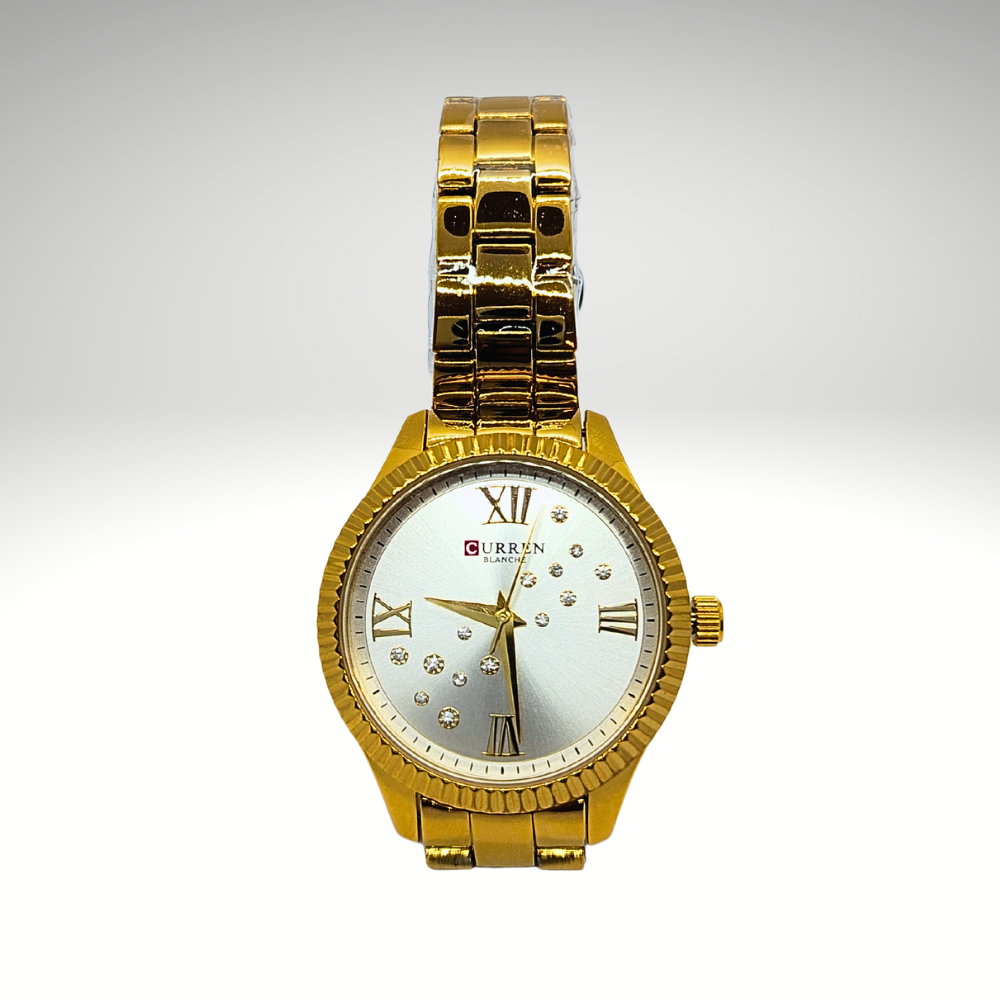 RELOJ CURREN DE DAMA METÁLICO 9009 - DORADO