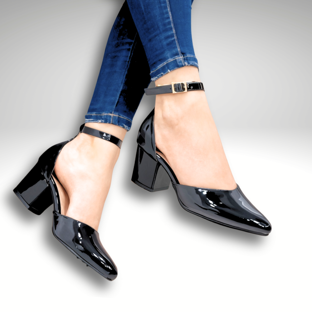 TACON ABIERTO SANDALIA NEGRO NACIONAL