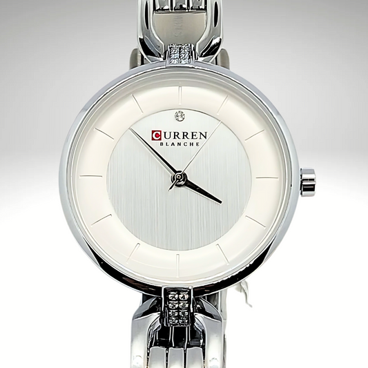 RELOJ CURREN DE DAMA METÁLICO 9052 - BLANCO