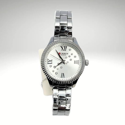 RELOJ CURREN DE DAMA METÁLICO 9091 - PLATEADO