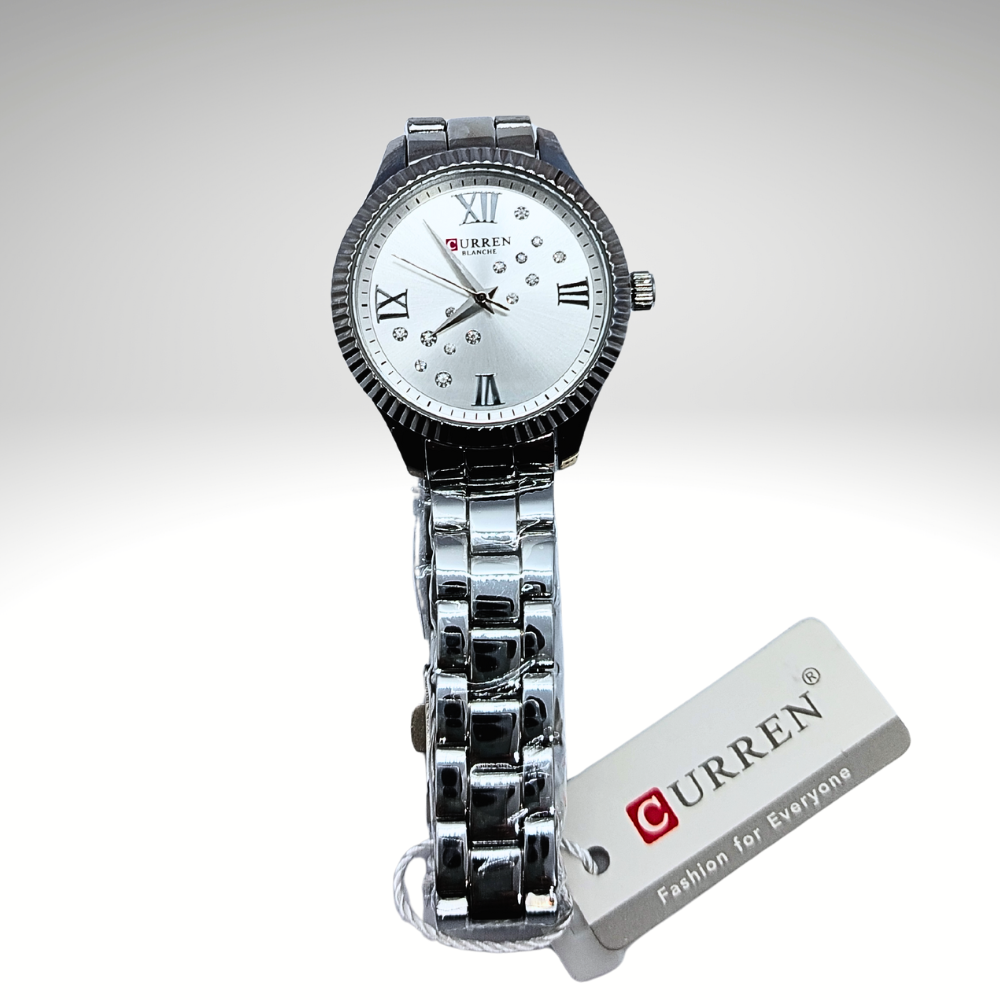 RELOJ CURREN DE DAMA METÁLICO 9091 - PLATEADO