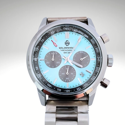 RELOJ GOLDEN HOUR - PLATEADO CON DETALLES CELESTES