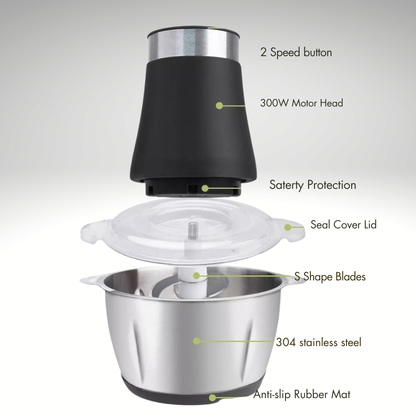MOLINO PICADOR ELECTRICO 2 LITROS