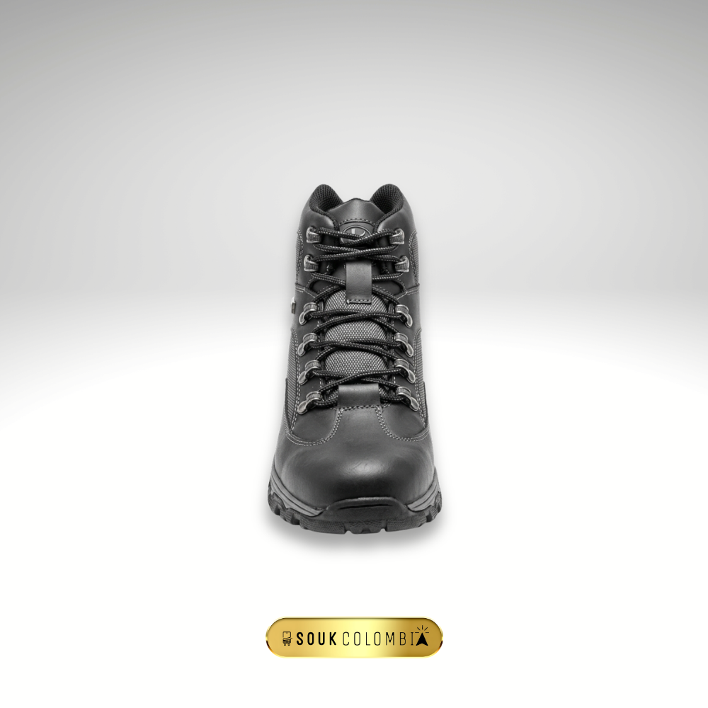 BOTAS CUERO NEGRO PARA CABALLERO ANTIDESLIZANTE