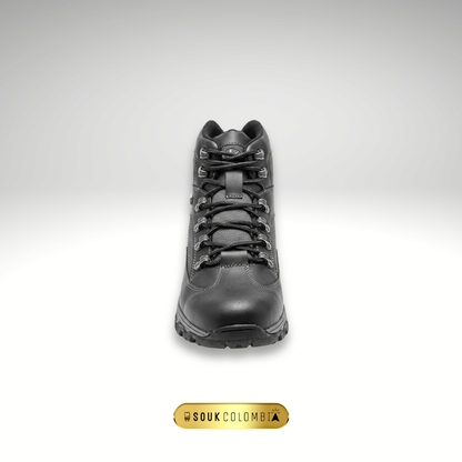 BOTAS CUERO NEGRO PARA CABALLERO ANTIDESLIZANTE