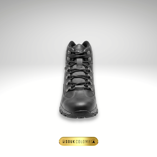 BOTAS CUERO NEGRO PARA CABALLERO ANTIDESLIZANTE