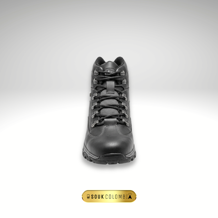 BOTAS CUERO NEGRO PARA CABALLERO ANTIDESLIZANTE