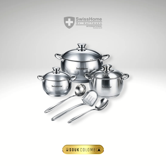 BATERIA DE 3 OLLAS SWISSHOME MK-9