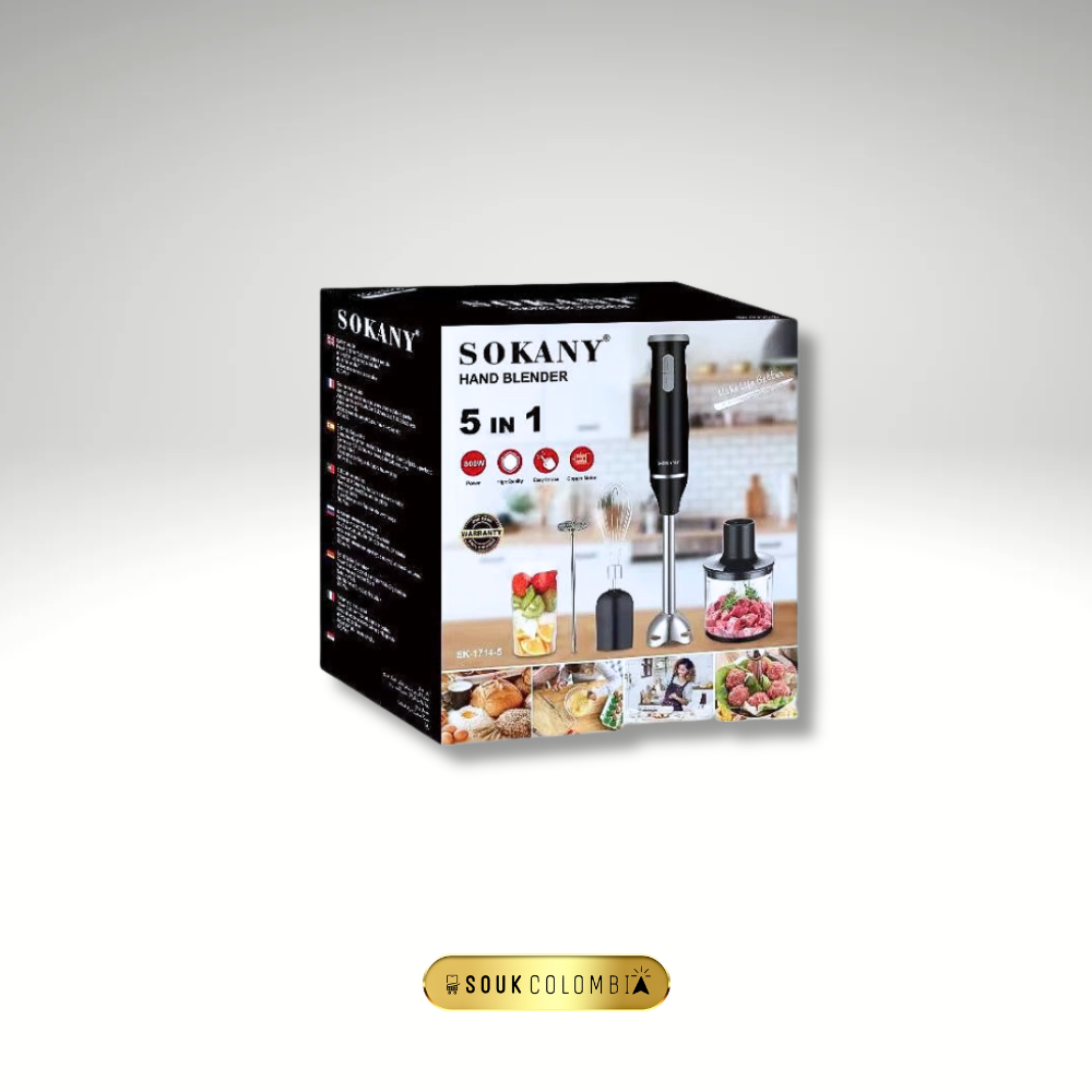 LICUADORA INMERSION DE MANO BATIDORA 5 EN 1