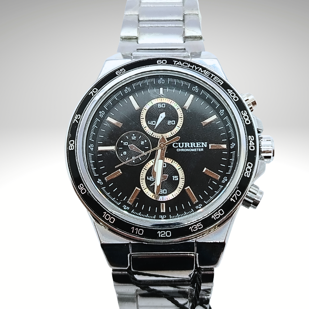 RELOJ CURREN DE CABALLERO 8011 - NEGRO