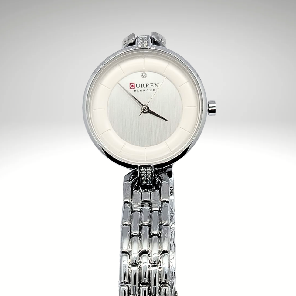 RELOJ CURREN DE DAMA METÁLICO 90521 - BLANCO