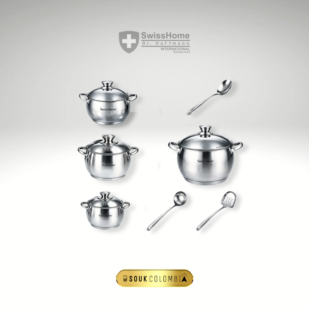 BATERIA DE 3 OLLAS SWISSHOME MK-9