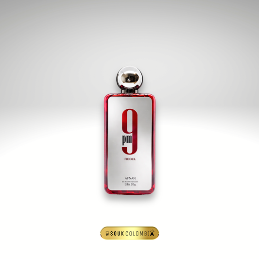 PERFUME AFNAN 9 PM REBEL - ROJO