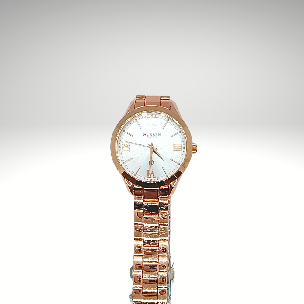 RELOJ CURREN DE DAMA METÁLICO 9007 - ROSADO