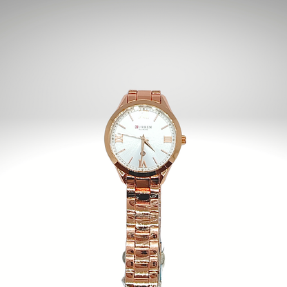 RELOJ CURREN DE DAMA METÁLICO 9007 - ROSADO