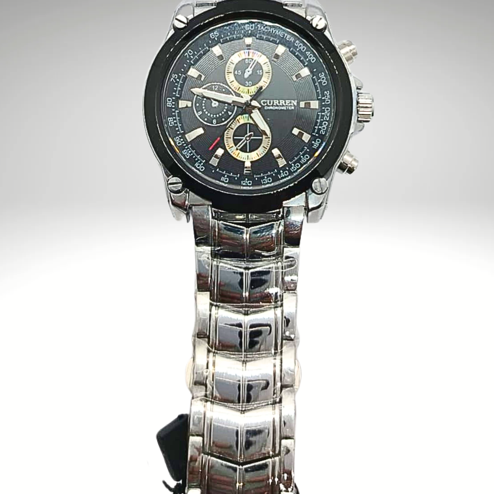 RELOJ CURREN DE CABALLERO METÁLICO 8025 - NEGRO
