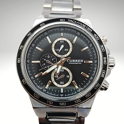 RELOJ CURREN DE CABALLERO 8011 - NEGRO