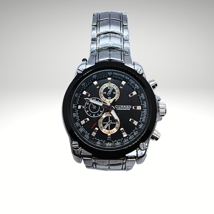 RELOJ CURREN DE CABALLERO METÁLICO 8025 - NEGRO