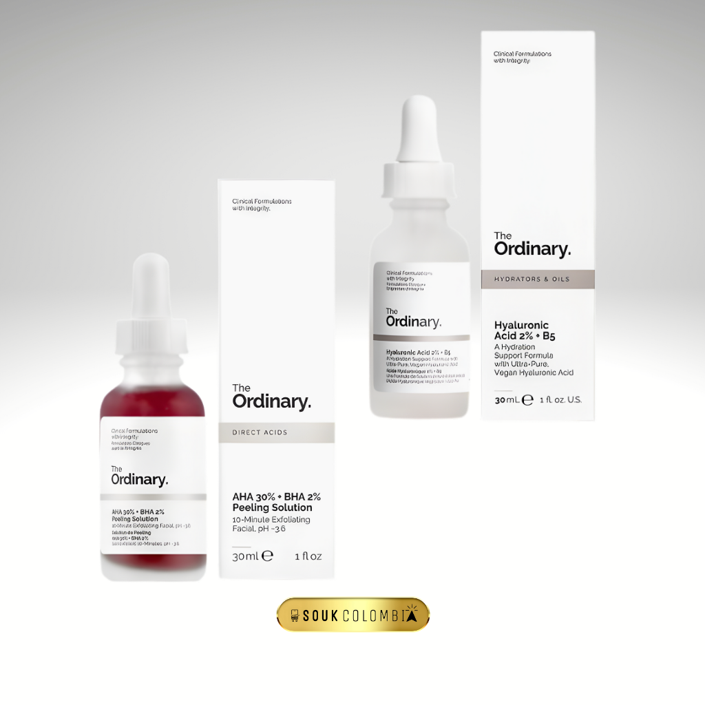 DÚO THE ORDINARY PEELING + ÁCIDO HIALURÓNICO