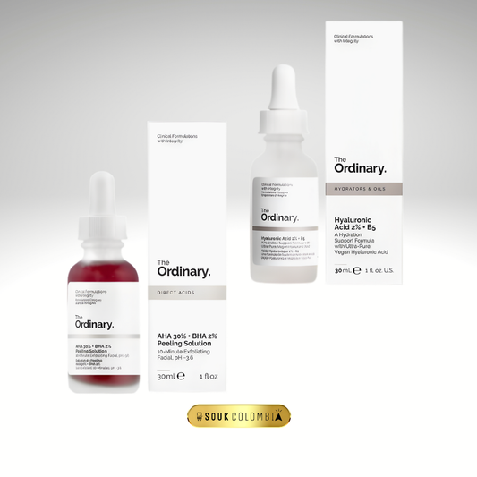 DÚO THE ORDINARY PEELING + ÁCIDO HIALURÓNICO