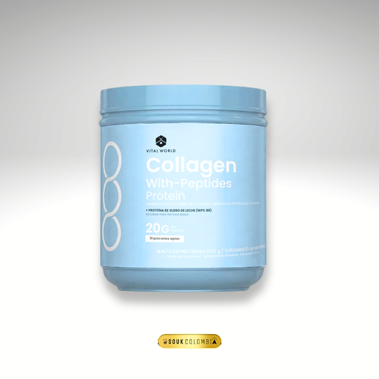 VITAL WORLD COLLAGEN WITH-PEPTIDES PROTEIN 623 G