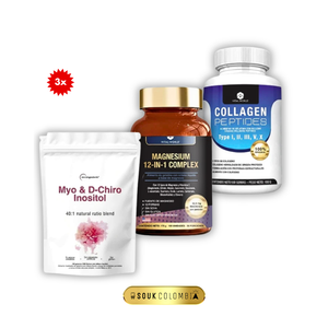 COMBO EQUILIBRIO X3 MAGNESIO 12 EN 1+INOSITOL+COLLAGEN