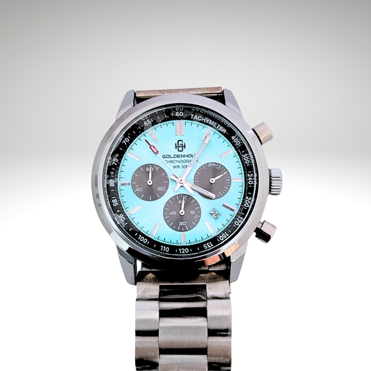 RELOJ GOLDEN HOUR - PLATEADO CON DETALLES CELESTES