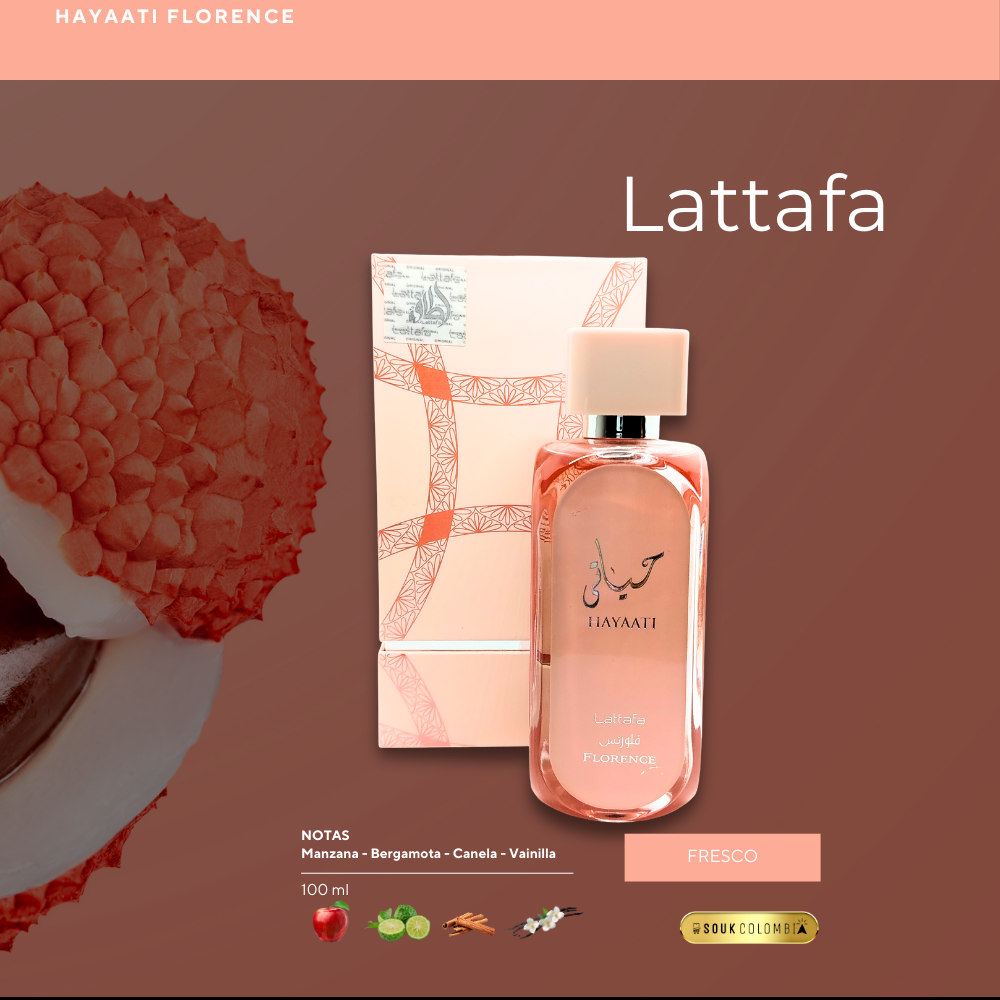 PERFUME LATTAFA HAYAATI - ROSADO