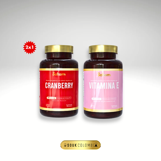 COMBO X 2  CRANBERRY + VITAMINA E