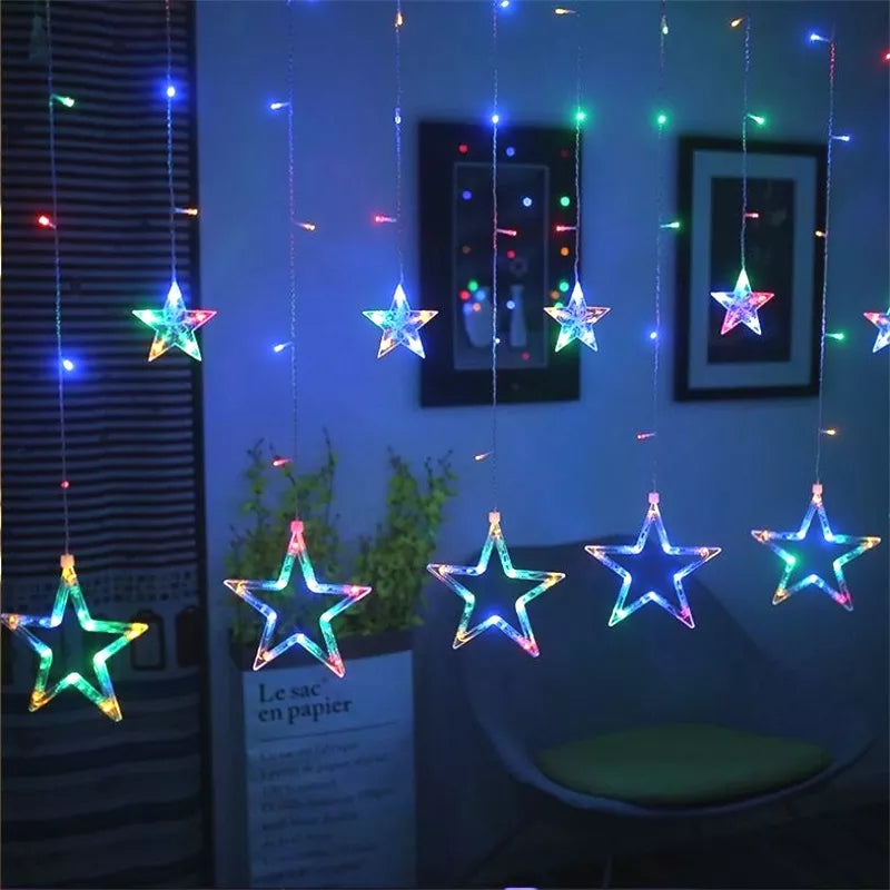 CORTINA ESTRELLAS 3X2 LED