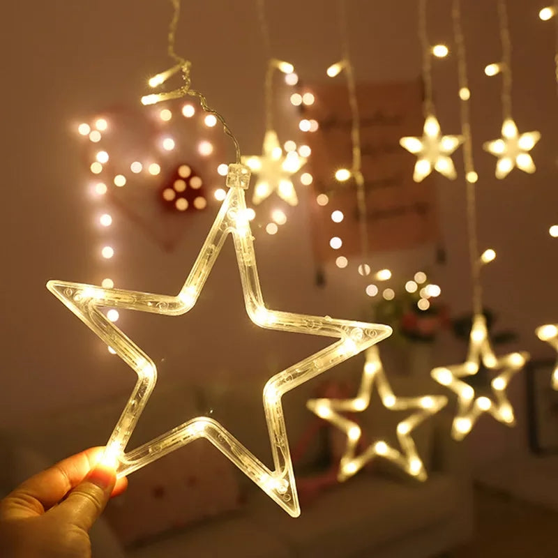 CORTINA ESTRELLAS 3X2 LED