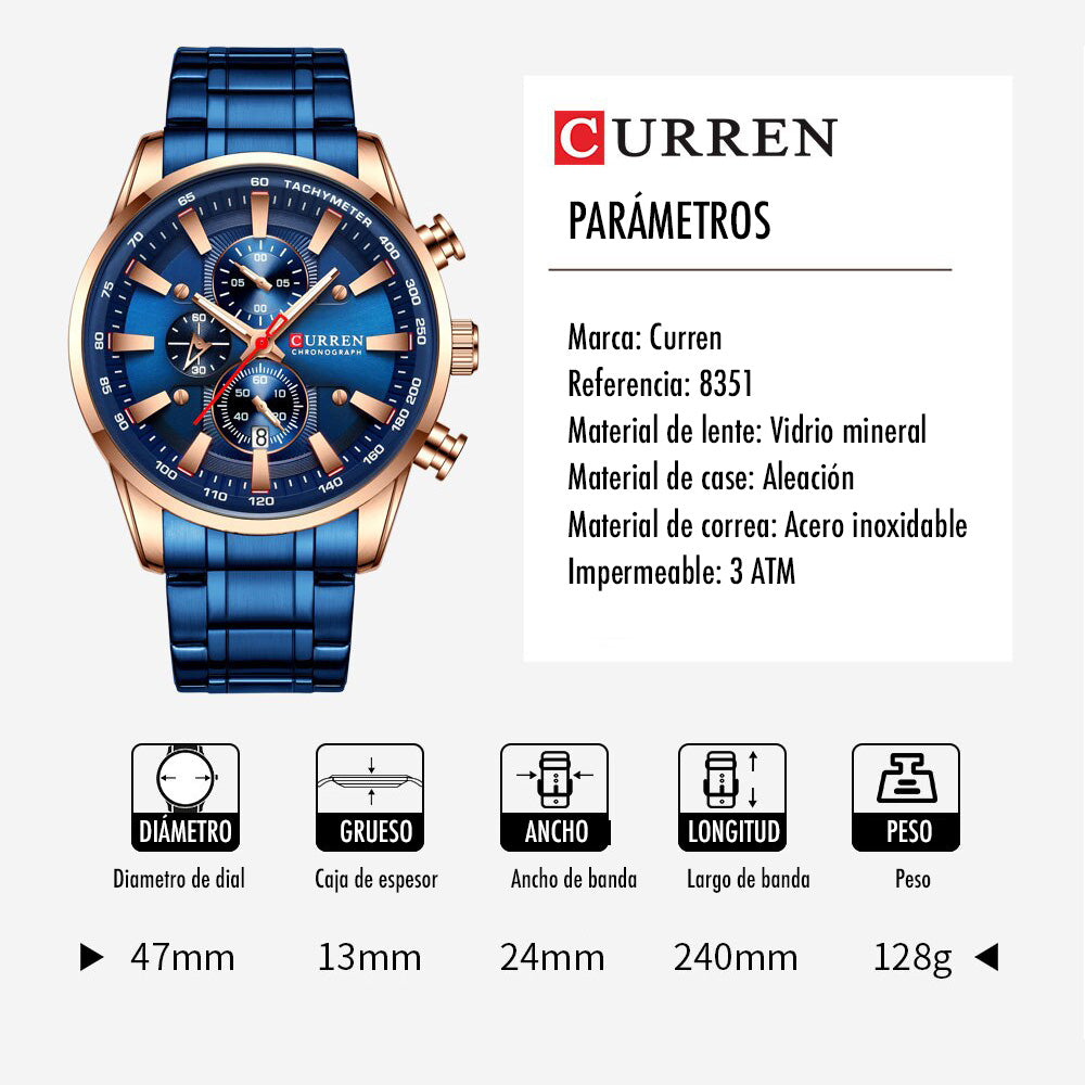 RELOJ PARA CABALLERO CURREN 8351