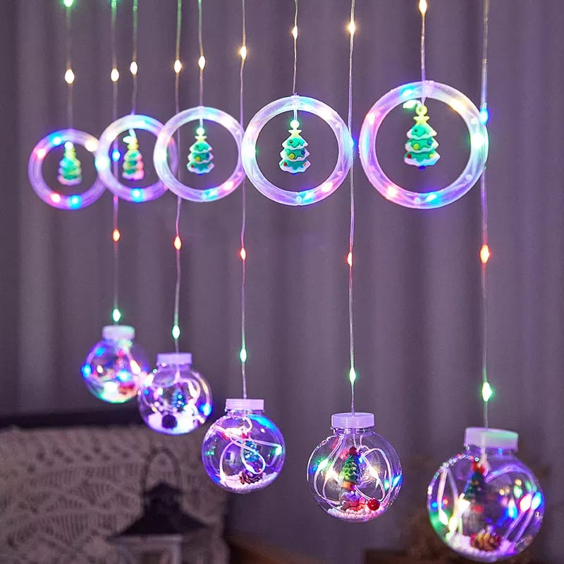 EXTENSION AROS BOLAS FIGURAS NAVIDAD X 3 MTRS