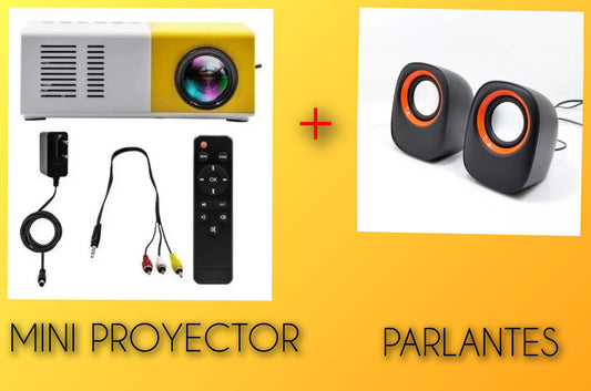 PROYECTOR MINI LED + PARLANTE  YST-1024