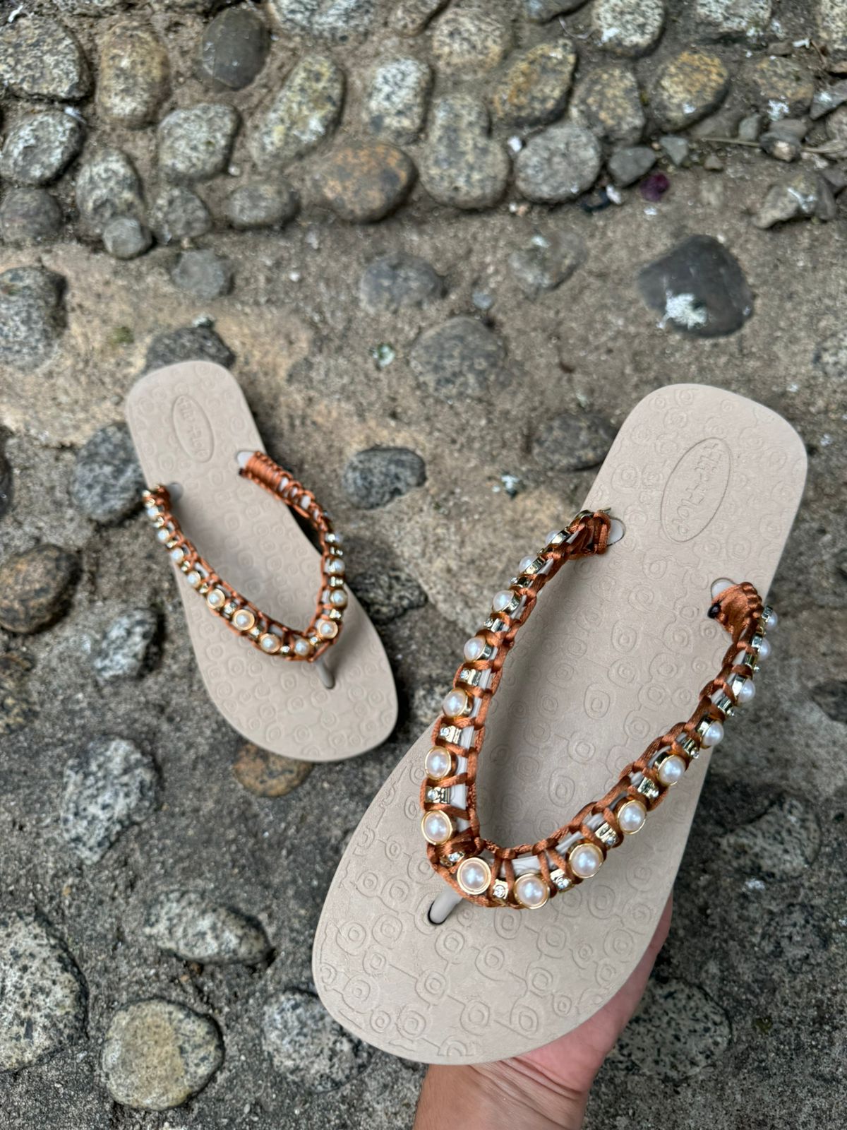 SANDALIAS FLIP FLOP TEJIDO ARTESANAL